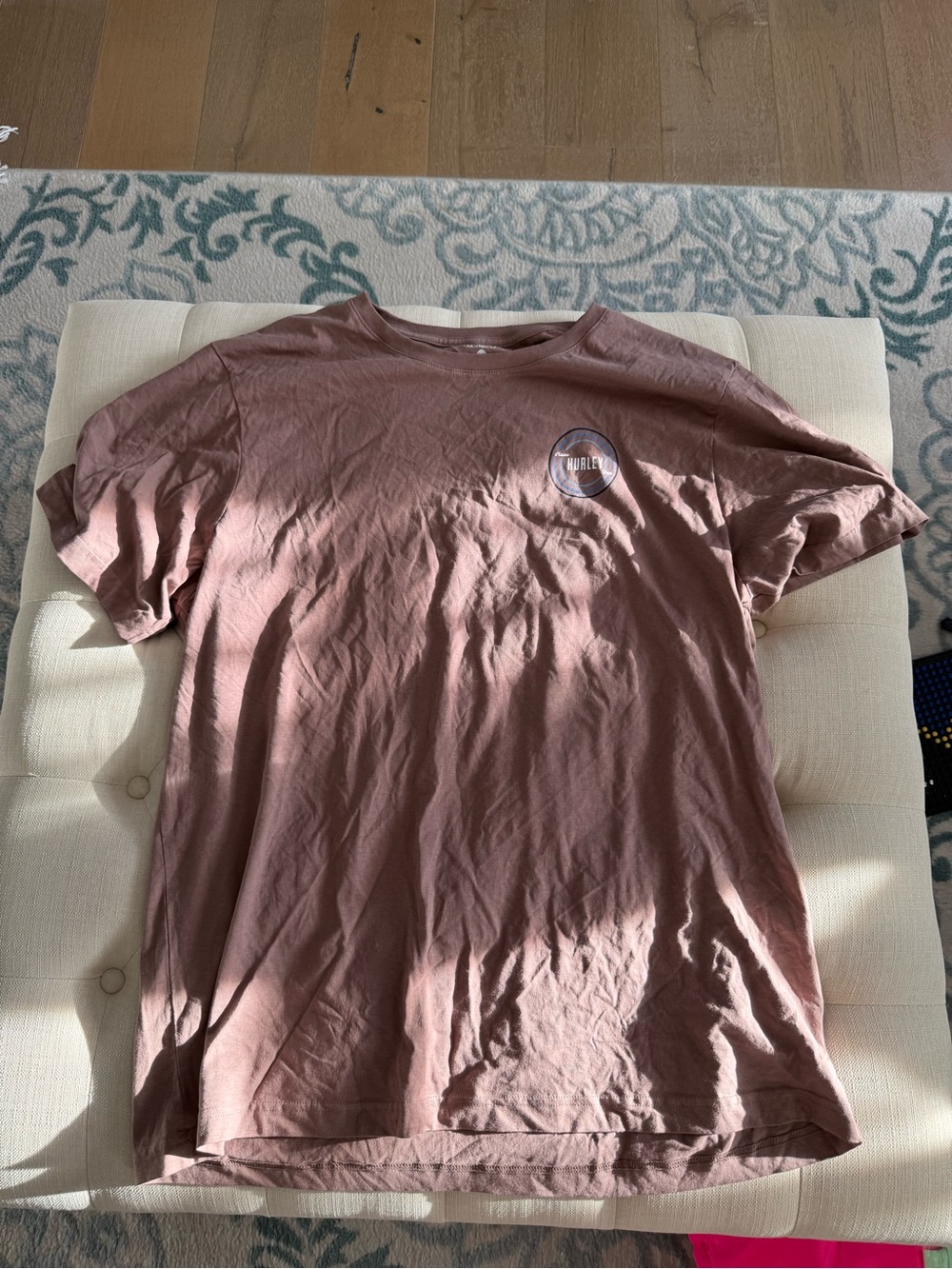 Hurley Mauve Short Sleeve Logo Tee